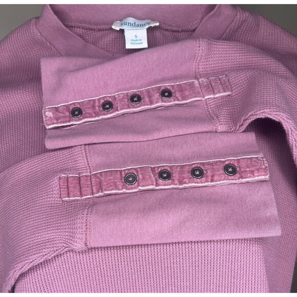 Sundance women's catalog crewneck pink sweater long sleeve cotton blend Small - Picture 6 of 8